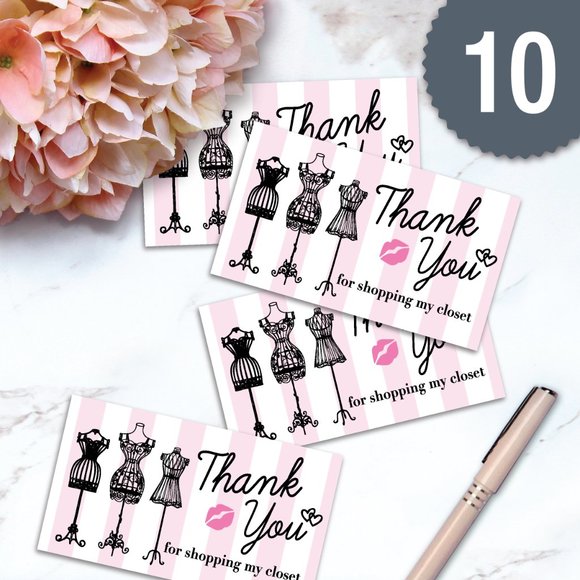 Poshmark Thank You Note Card Variety Pack (50 ct) - Picture 3 of 6